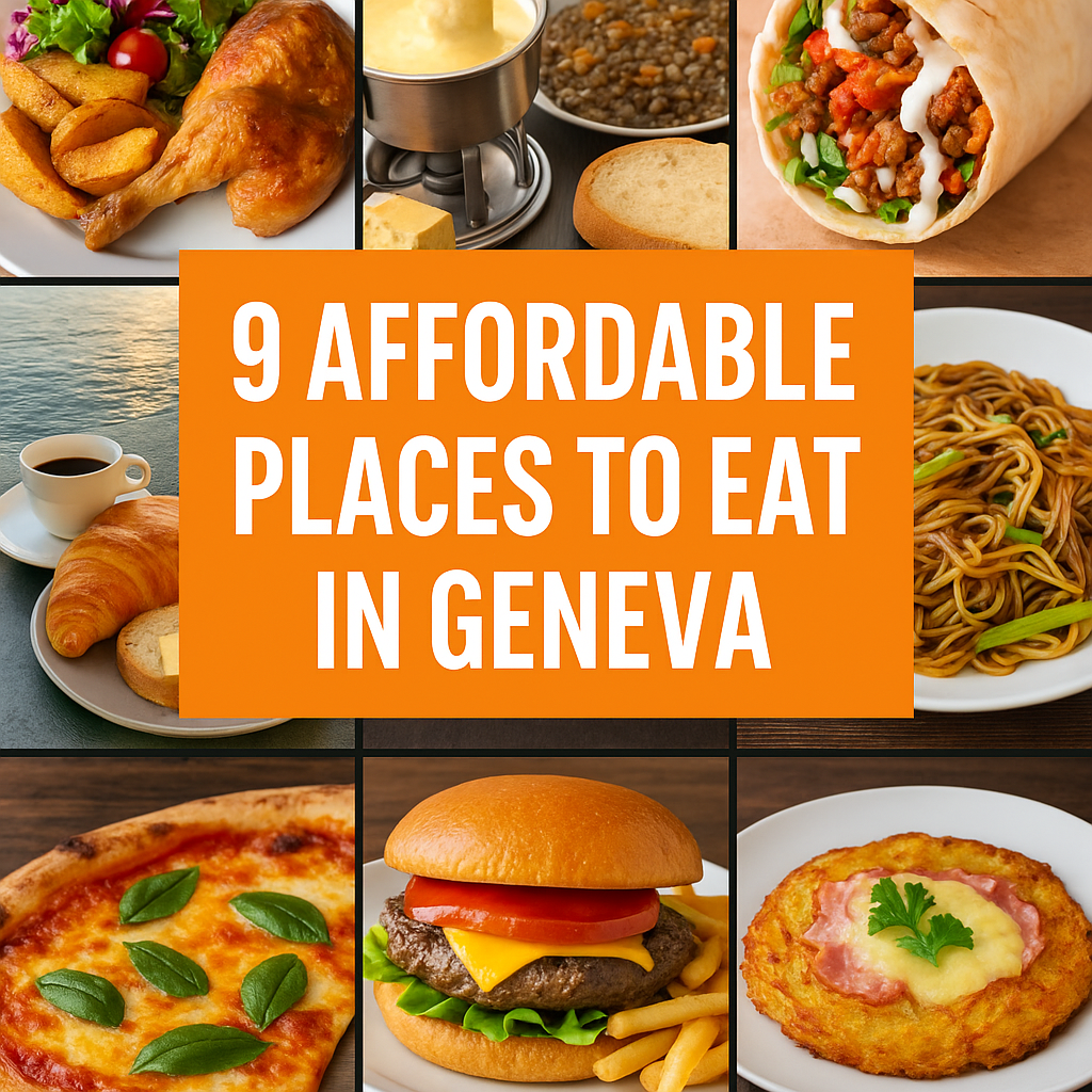affordable places to eat in Geneva