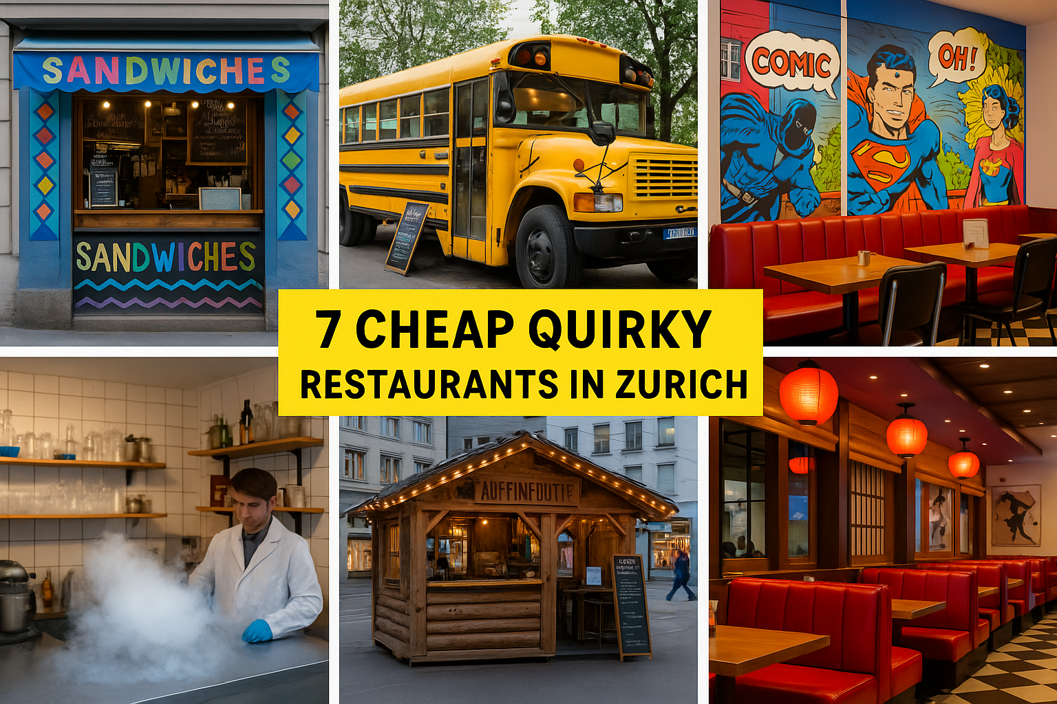 cheap quirky restaurants Zurich